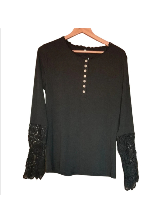 La Mode Tops - La Mode Collection Long Sleeve Top NWT